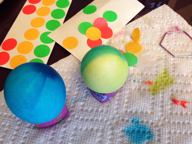 Colored Easter Eggs!
