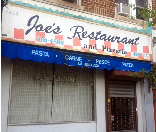 Joes on forest ave