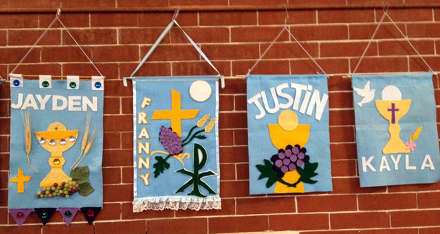 first communion banner