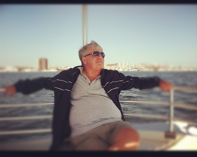 Dad on the Ferry