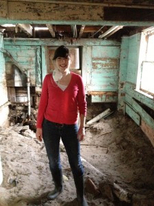 Scary I know! This is under the porch, soon to be root cellar