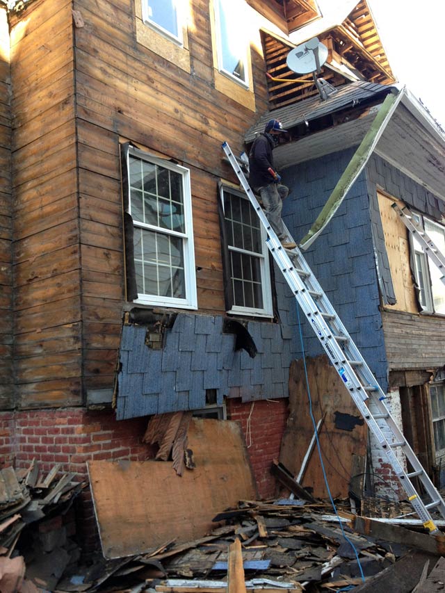 Removal of siding - decades of layers