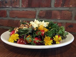 Dandelion-Gorgonzola-Salad