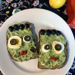 Frankenstein Avocado Toast