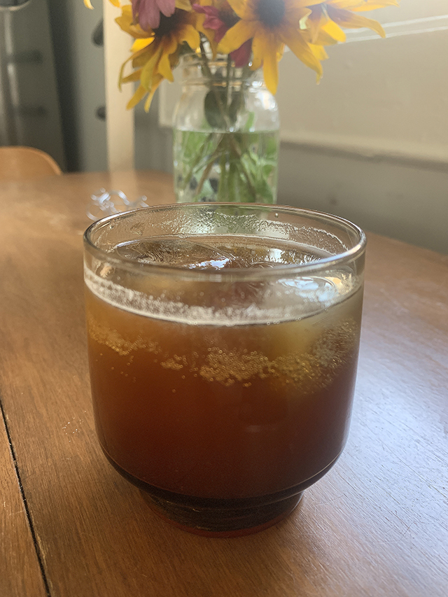 A unique and refreshing summer coffee drink