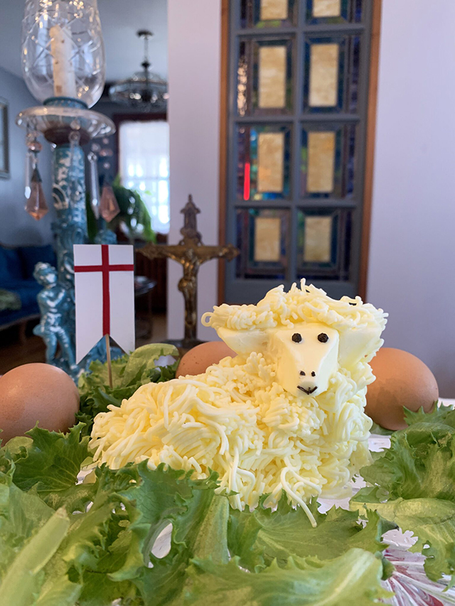 buttered lamb easter