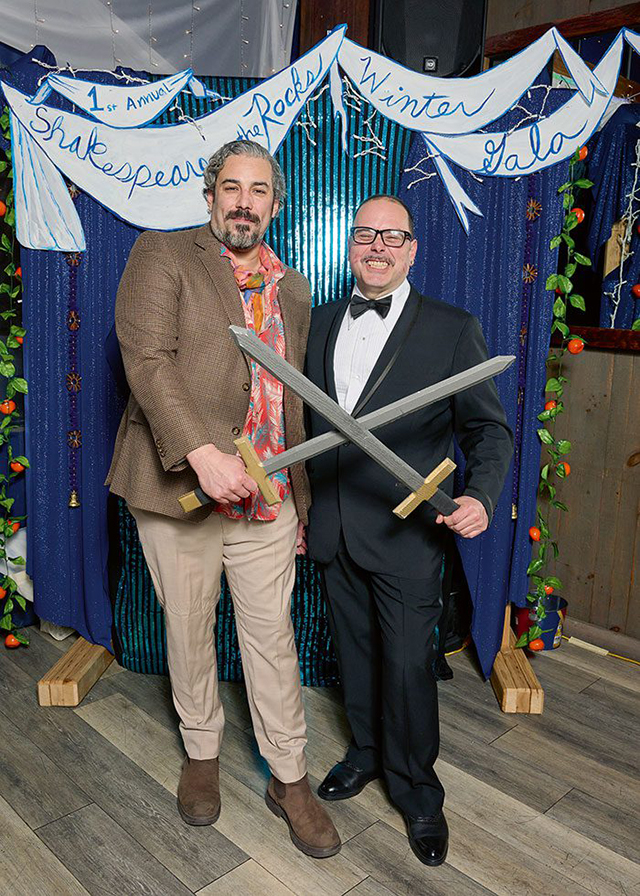 Elwin Cuevas (L) and Robert Bryn